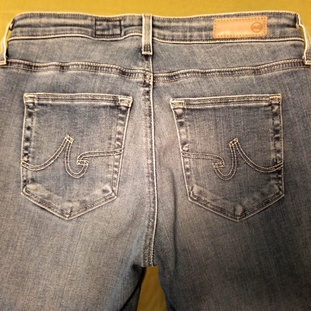 ADRIANO GOLDSCHMIED | Like New - "The Prima" Cigarette Leg Blue Jeans | Size 25R